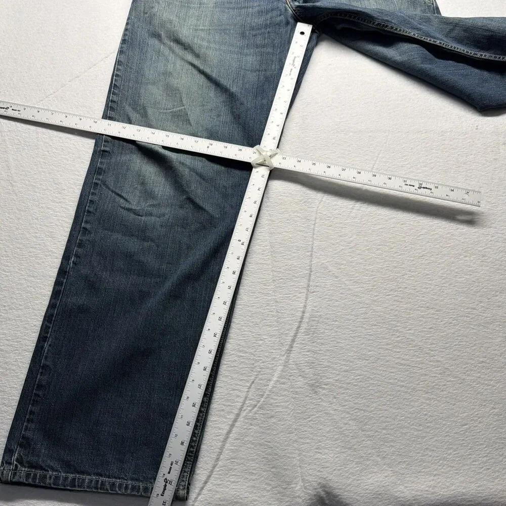 Vintage 90s Levis SilverTab Baggy Jeans Faded Blue Denim Skater Men's 36x33